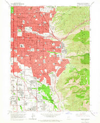 Download a high-resolution, GPS-compatible USGS topo map for Sugar House, UT (1964 edition)