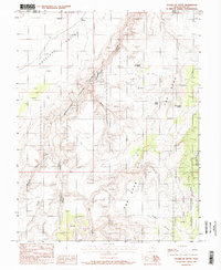 Download a high-resolution, GPS-compatible USGS topo map for Sugarloaf Butte, UT (1988 edition)