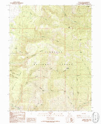Download a high-resolution, GPS-compatible USGS topo map for Sunset Peak, UT (1986 edition)