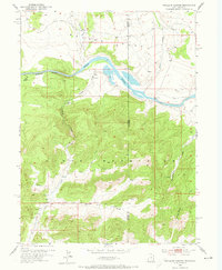 Download a high-resolution, GPS-compatible USGS topo map for Swallow Canyon, UT (1973 edition)