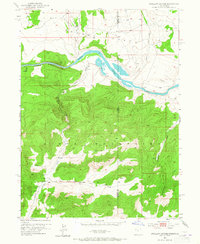 Download a high-resolution, GPS-compatible USGS topo map for Swallow Canyon, UT (1965 edition)
