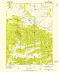 Download a high-resolution, GPS-compatible USGS topo map for Swallow Canyon, UT (1953 edition)
