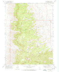 Download a high-resolution, GPS-compatible USGS topo map for Swasey Peak, UT (1974 edition)