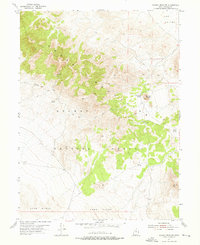 Download a high-resolution, GPS-compatible USGS topo map for Tabbys Peak SW, UT (1976 edition)