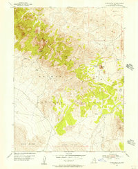 Download a high-resolution, GPS-compatible USGS topo map for Tabbys Peak SW, UT (1957 edition)