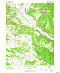 Download a high-resolution, GPS-compatible USGS topo map for Tabiona, UT (1964 edition)