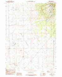 Download a high-resolution, GPS-compatible USGS topo map for Terra, UT (1985 edition)