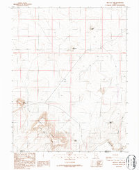 Download a high-resolution, GPS-compatible USGS topo map for The Flat Tops, UT (1987 edition)