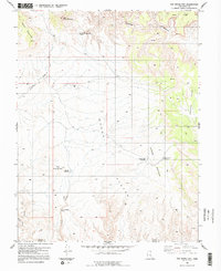 Download a high-resolution, GPS-compatible USGS topo map for The Frying Pan, UT (1991 edition)