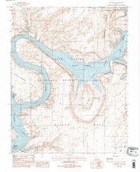 Download a high-resolution, GPS-compatible USGS topo map for The Rincon, UT (1988 edition)