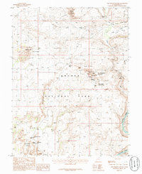 Download a high-resolution, GPS-compatible USGS topo map for The Windows Section, UT (1986 edition)