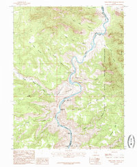preview thumbnail of historical topo map of Emery County, UT in 1985