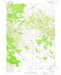 Download a high-resolution, GPS-compatible USGS topo map for Tickville Spring, UT (1966 edition)