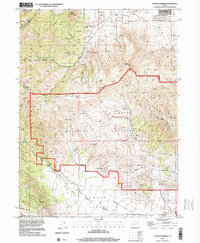 preview thumbnail of historical topo map of Utah County, UT in 1997