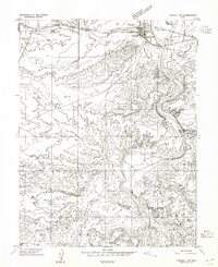 Download a high-resolution, GPS-compatible USGS topo map for Tidwell 1 NW, UT (1955 edition)