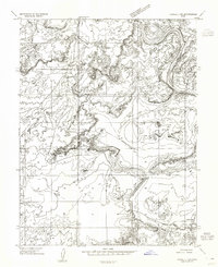 Download a high-resolution, GPS-compatible USGS topo map for Tidwell 1 SW, UT (1955 edition)