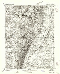 Download a high-resolution, GPS-compatible USGS topo map for Tidwell 2 NW, UT (1954 edition)