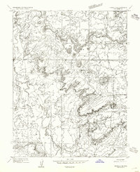 Download a high-resolution, GPS-compatible USGS topo map for Tidwell 2 SE, UT (1955 edition)