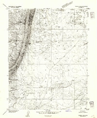 Download a high-resolution, GPS-compatible USGS topo map for Tidwell 2 SW, UT (1954 edition)