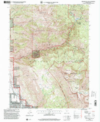preview thumbnail of historical topo map of Utah County, UT in 1998