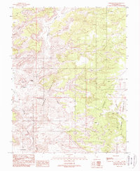 Download a high-resolution, GPS-compatible USGS topo map for Tomsich Butte, UT (1988 edition)