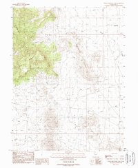 Download a high-resolution, GPS-compatible USGS topo map for Topaz Mountain East, UT (1989 edition)