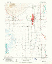 1961 Map of Tremonton, UT, 1963 Print