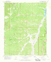 Download a high-resolution, GPS-compatible USGS topo map for Tropic Reservoir, UT (1969 edition)