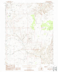 Download a high-resolution, GPS-compatible USGS topo map for Turkey Knob, UT (1988 edition)