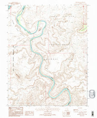 Download a high-resolution, GPS-compatible USGS topo map for Turks Head, UT (1995 edition)