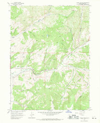 Download a high-resolution, GPS-compatible USGS topo map for Turner Hollow, UT (1969 edition)