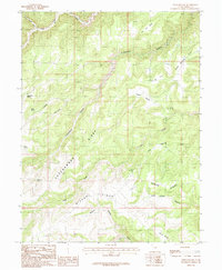 Download a high-resolution, GPS-compatible USGS topo map for Twin Hollow, UT (1985 edition)