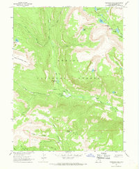 Download a high-resolution, GPS-compatible USGS topo map for Tworoose Pass, UT (1968 edition)