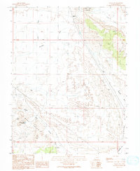 Download a high-resolution, GPS-compatible USGS topo map for Valley City, UT (1991 edition)