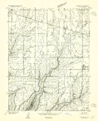 Download a high-resolution, GPS-compatible USGS topo map for Verdure 1 SW, UT (1955 edition)
