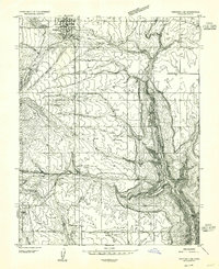 1955 Map of Verdure 2 SE