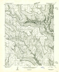 preview thumbnail of historical topo map of San Juan County, UT in 1955