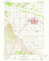 Download a high-resolution, GPS-compatible USGS topo map for Vernal NE, UT (1979 edition)