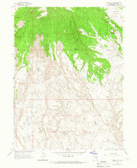 Download a high-resolution, GPS-compatible USGS topo map for Vernal NW, UT (1966 edition)