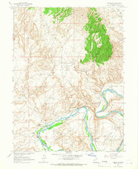 Download a high-resolution, GPS-compatible USGS topo map for Vernal SE, UT (1966 edition)
