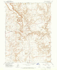 Download a high-resolution, GPS-compatible USGS topo map for Vernal SW, UT (1966 edition)