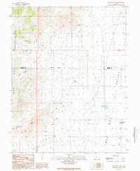 Download a high-resolution, GPS-compatible USGS topo map for Wah Wah Cove, UT (1989 edition)
