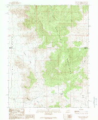 Download a high-resolution, GPS-compatible USGS topo map for Wah Wah Summit, UT (1989 edition)