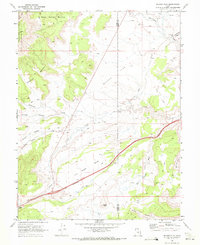 Download a high-resolution, GPS-compatible USGS topo map for Walker Flat, UT (1972 edition)