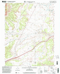 Download a high-resolution, GPS-compatible USGS topo map for Walker Flat, UT (2003 edition)