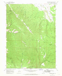 Download a high-resolution, GPS-compatible USGS topo map for Wallsburg Ridge, UT (1969 edition)