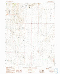 Download a high-resolution, GPS-compatible USGS topo map for Warm Point, UT (1991 edition)