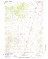Download a high-resolution, GPS-compatible USGS topo map for Warm Spring Hills, UT (1984 edition)