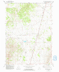 Download a high-resolution, GPS-compatible USGS topo map for Warm Spring Hills, UT (1992 edition)