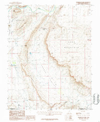 Download a high-resolution, GPS-compatible USGS topo map for Washington Dome, UT (1987 edition)